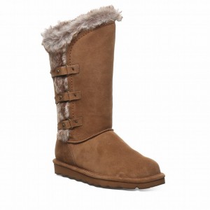 Kozaki Damskie Bearpaw Emery Brązowe | EAR1038LV