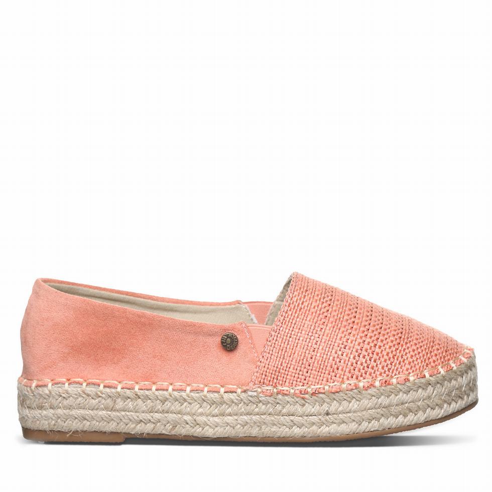 Espadryle Damskie Bearpaw Macchiato Różowe | UZK6521HT