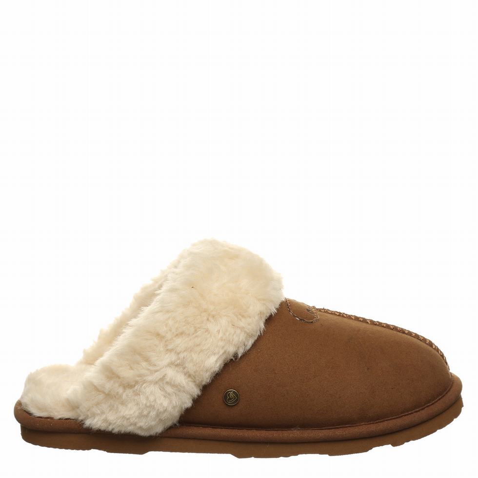 Kapcie Damskie Bearpaw Loki Vegan Brązowe | HXV6438NA