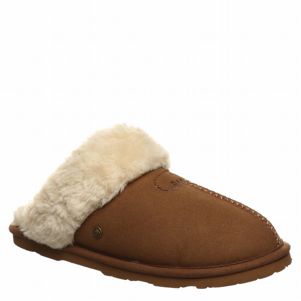 Kapcie Damskie Bearpaw Loki Vegan Brązowe | HXV6438NA