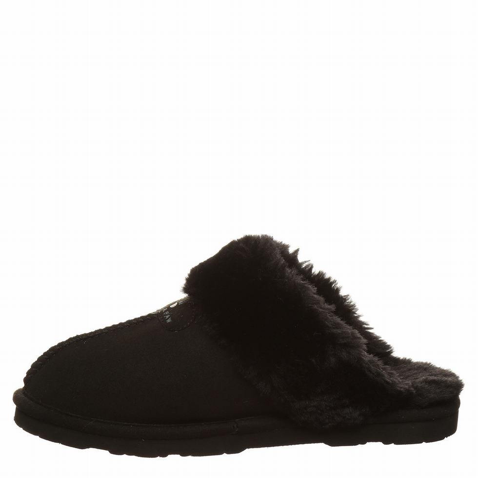Kapcie Damskie Bearpaw Loki Vegan Czarne | UDU7536CI