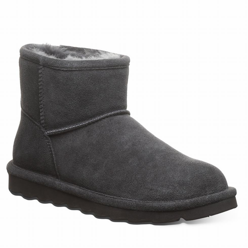 Kozaki Damskie Bearpaw Alyssa Wide Gray | QIC1384XD