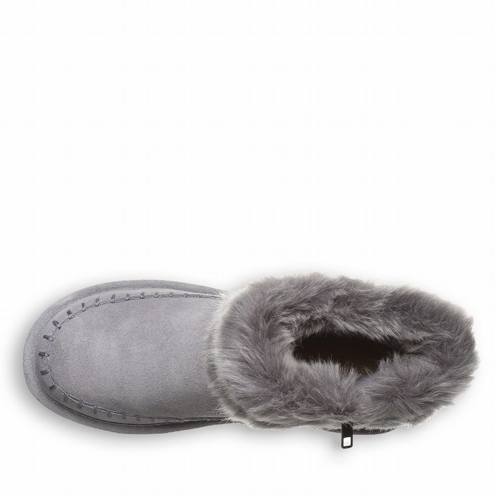 Kozaki Damskie Bearpaw Chloe Szare | CAN242GD