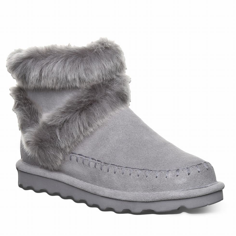 Kozaki Damskie Bearpaw Chloe Szare | CAN242GD