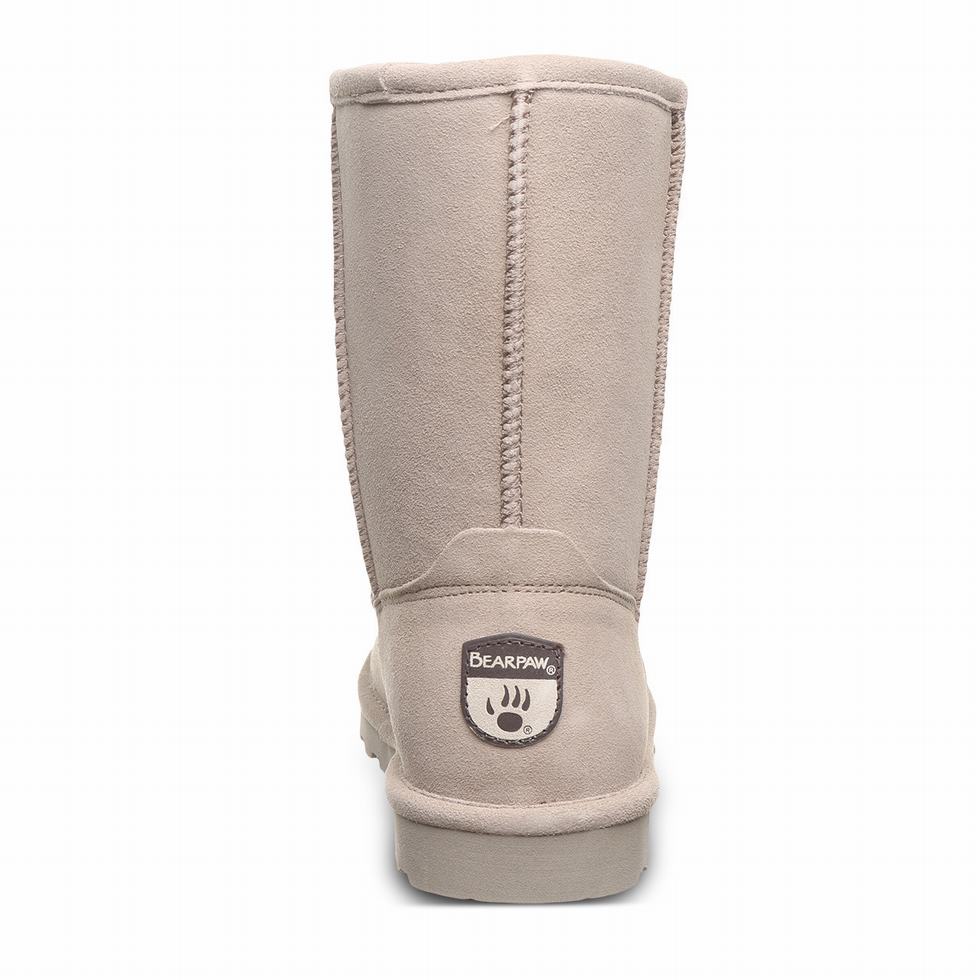 Kozaki Damskie Bearpaw Elle Short Brązowe | GRM7188BP