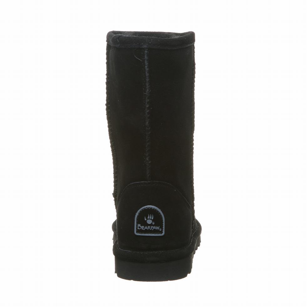 Kozaki Damskie Bearpaw Elle Short Wide Czarne | EFY3595UW