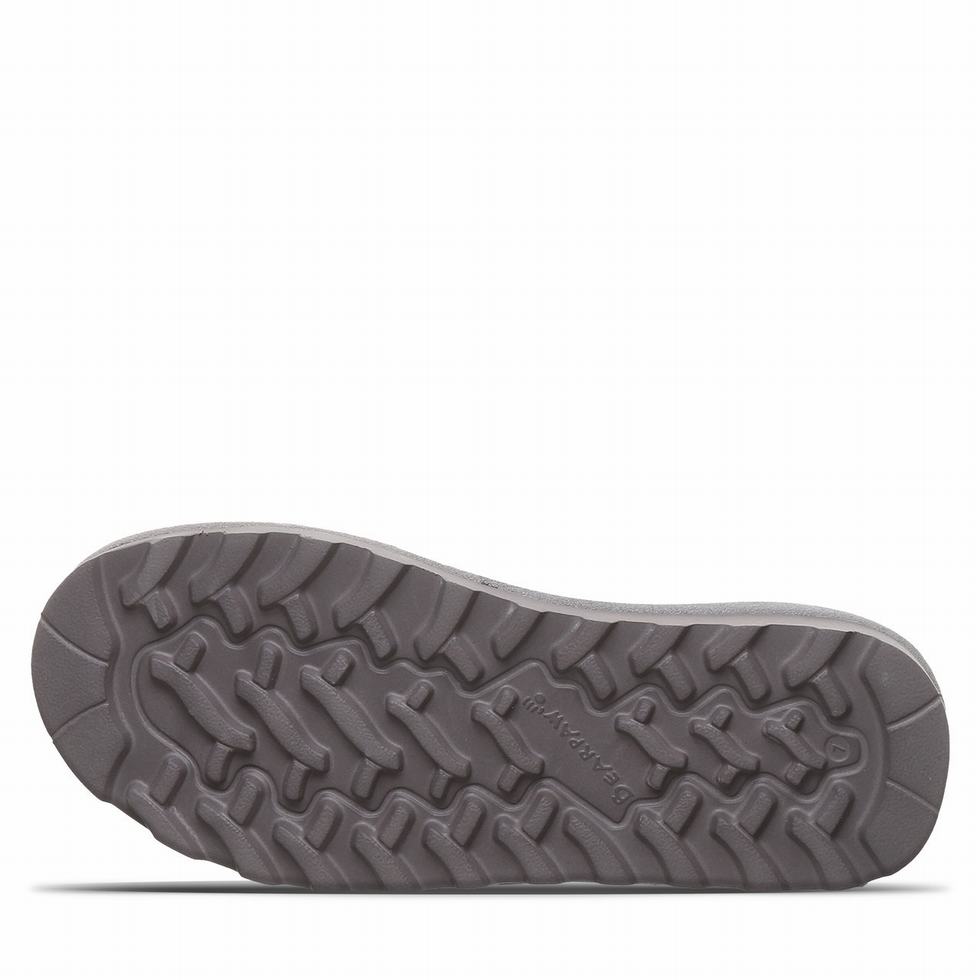Kozaki Damskie Bearpaw Elle Short Wide Szare | NHQ897BW