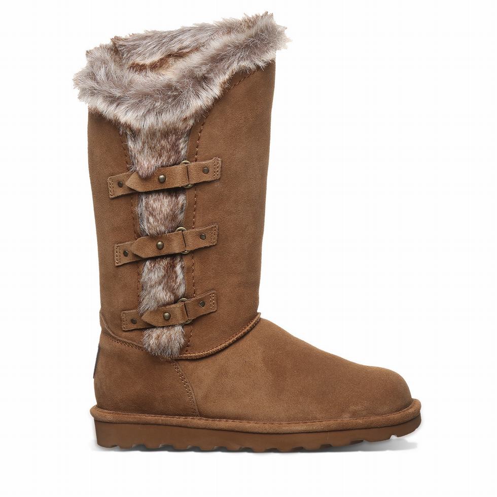 Kozaki Damskie Bearpaw Emery Brązowe | EAR1038LV