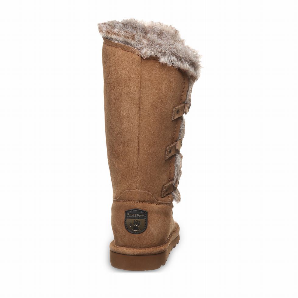 Kozaki Damskie Bearpaw Emery Brązowe | EAR1038LV