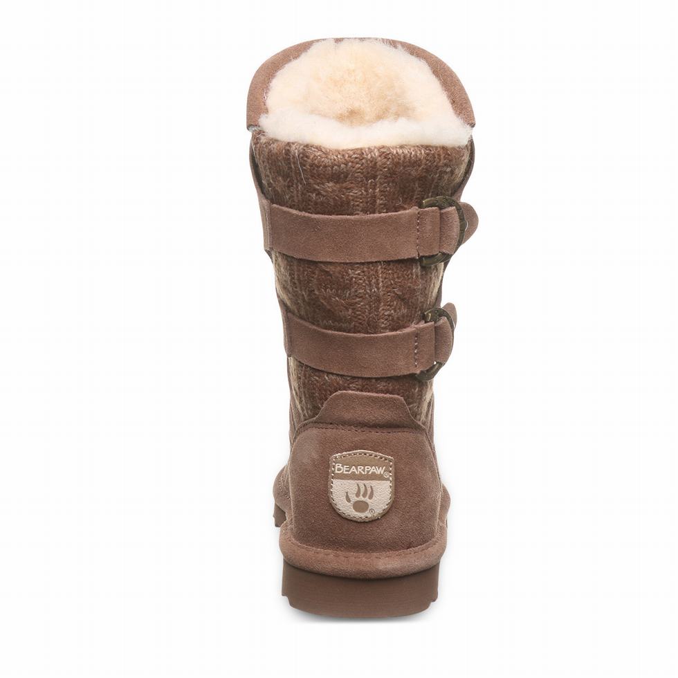 Kozaki Damskie Bearpaw Jenni Brązowe | SXT6353KP