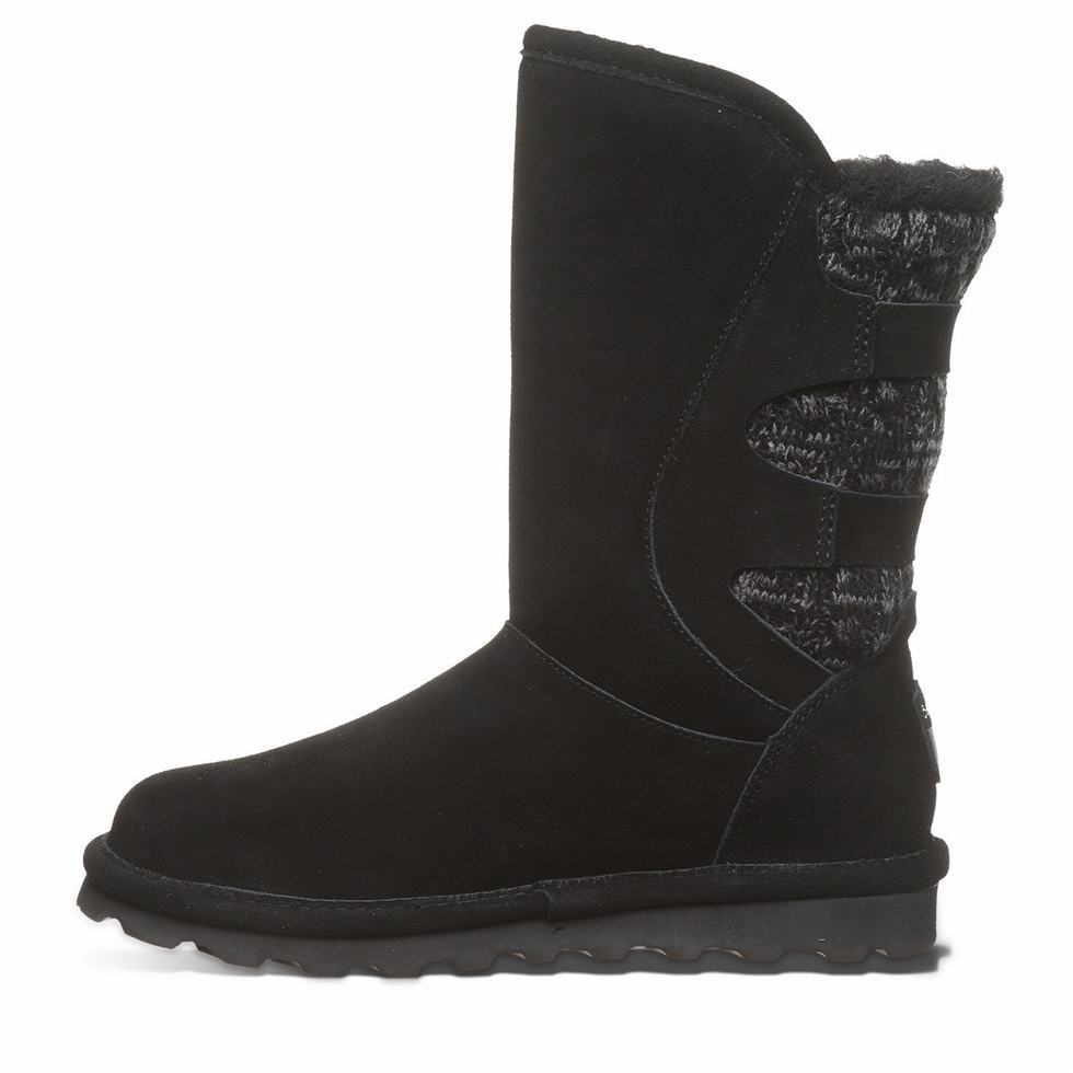 Kozaki Damskie Bearpaw Jenni Czarne | GTP5345NQ