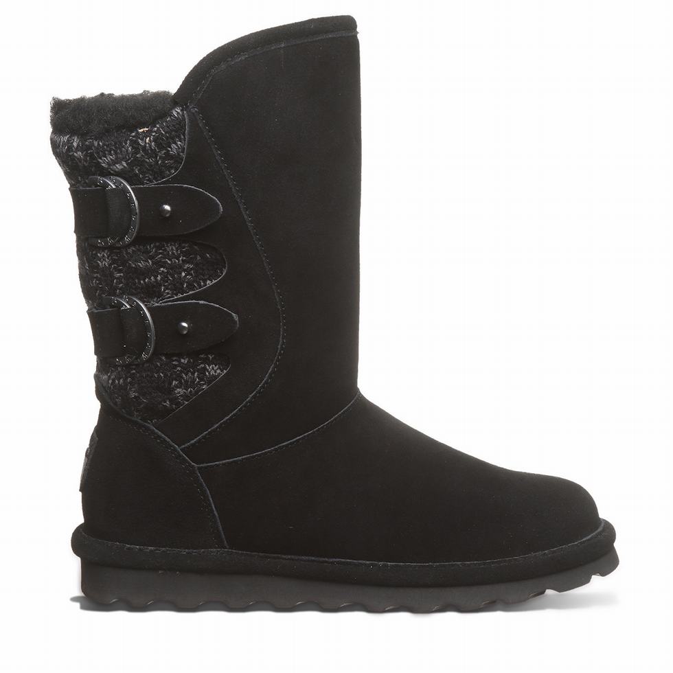 Kozaki Damskie Bearpaw Jenni Czarne | GTP5345NQ