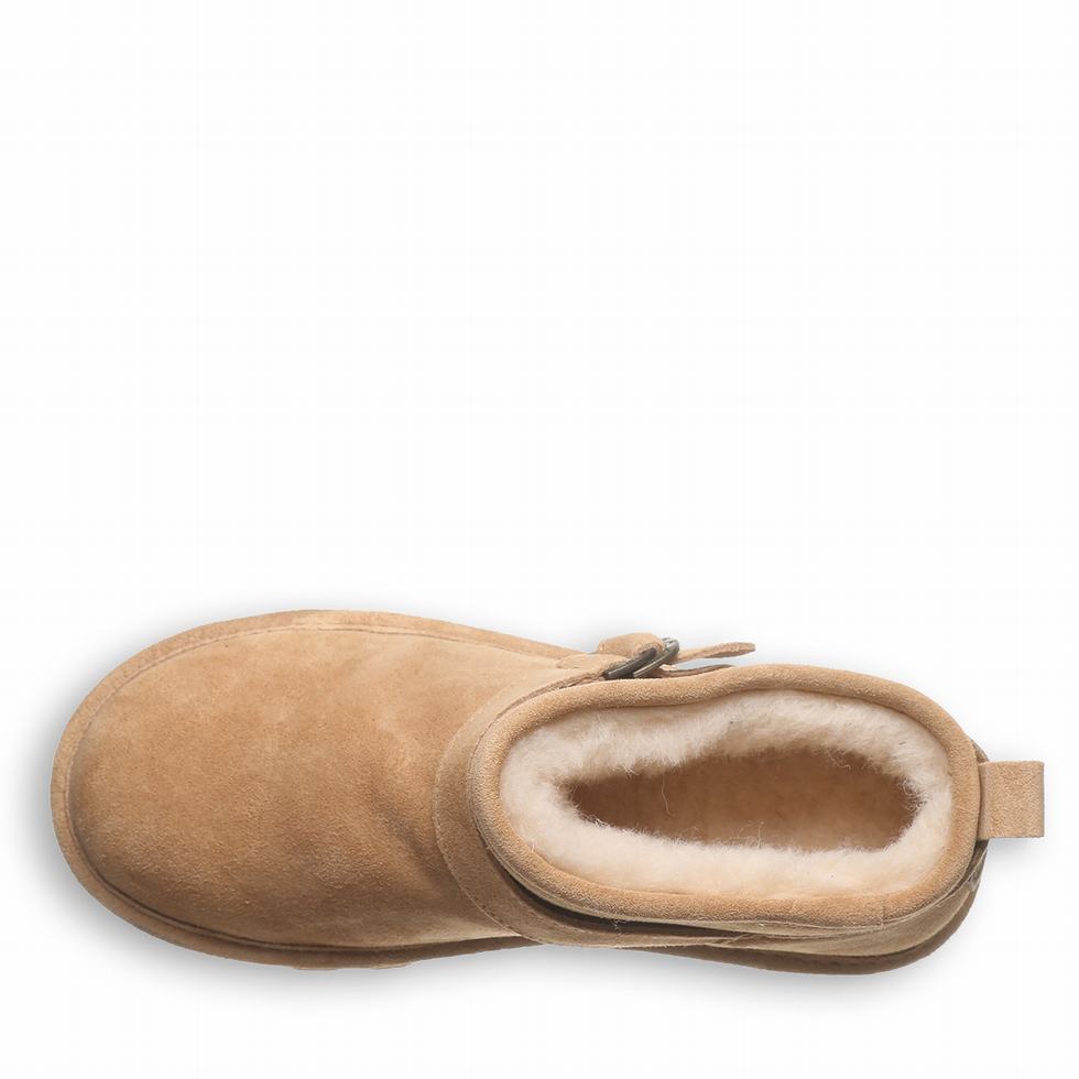 Kozaki Damskie Bearpaw Petite Wide Brązowe | OIM2214NW