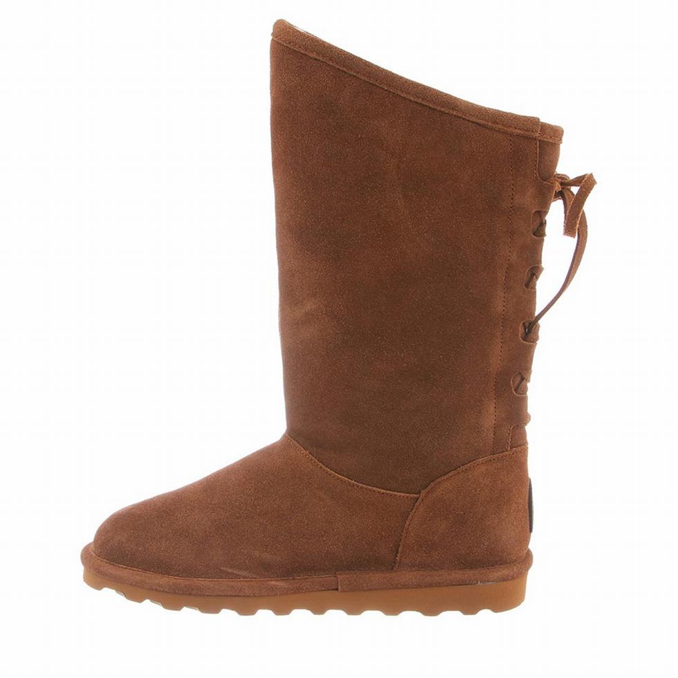 Kozaki Damskie Bearpaw Phylly Brązowe | KLY6164BS