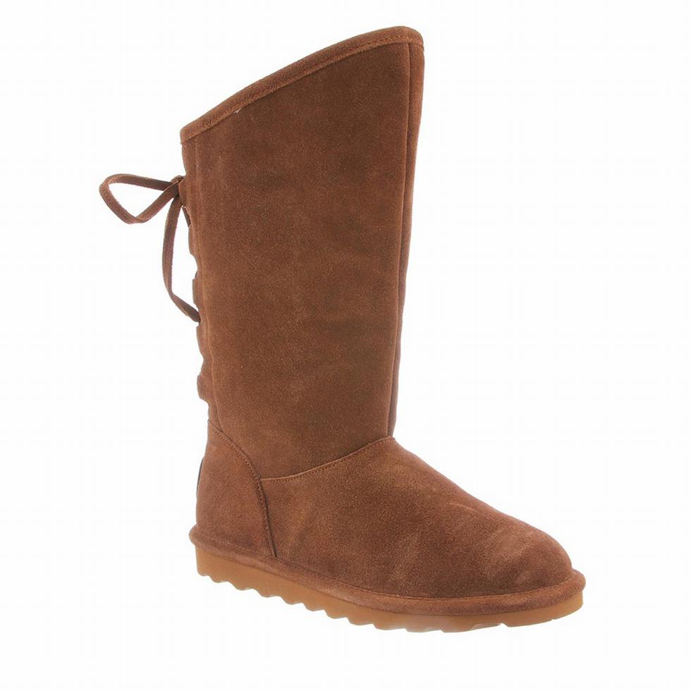 Kozaki Damskie Bearpaw Phylly Brązowe | KLY6164BS