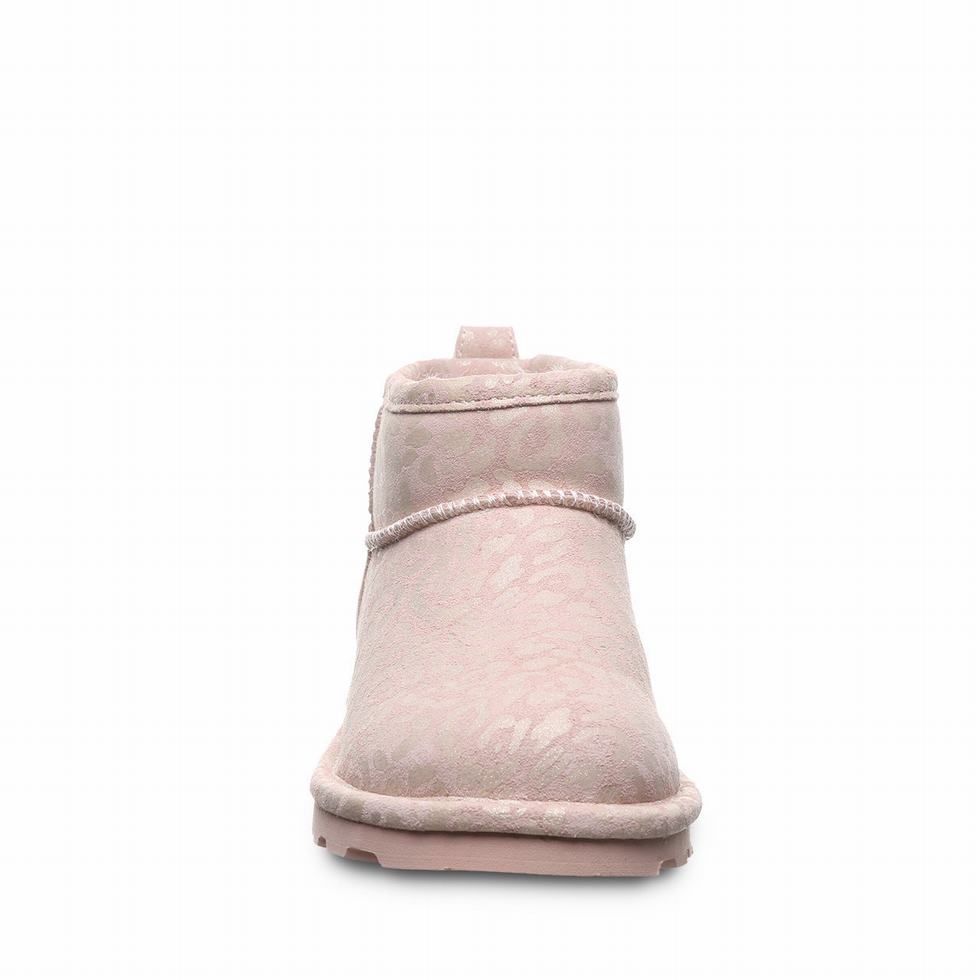 Kozaki Damskie Bearpaw Shorty Exotic Różowe | JQG9956PS