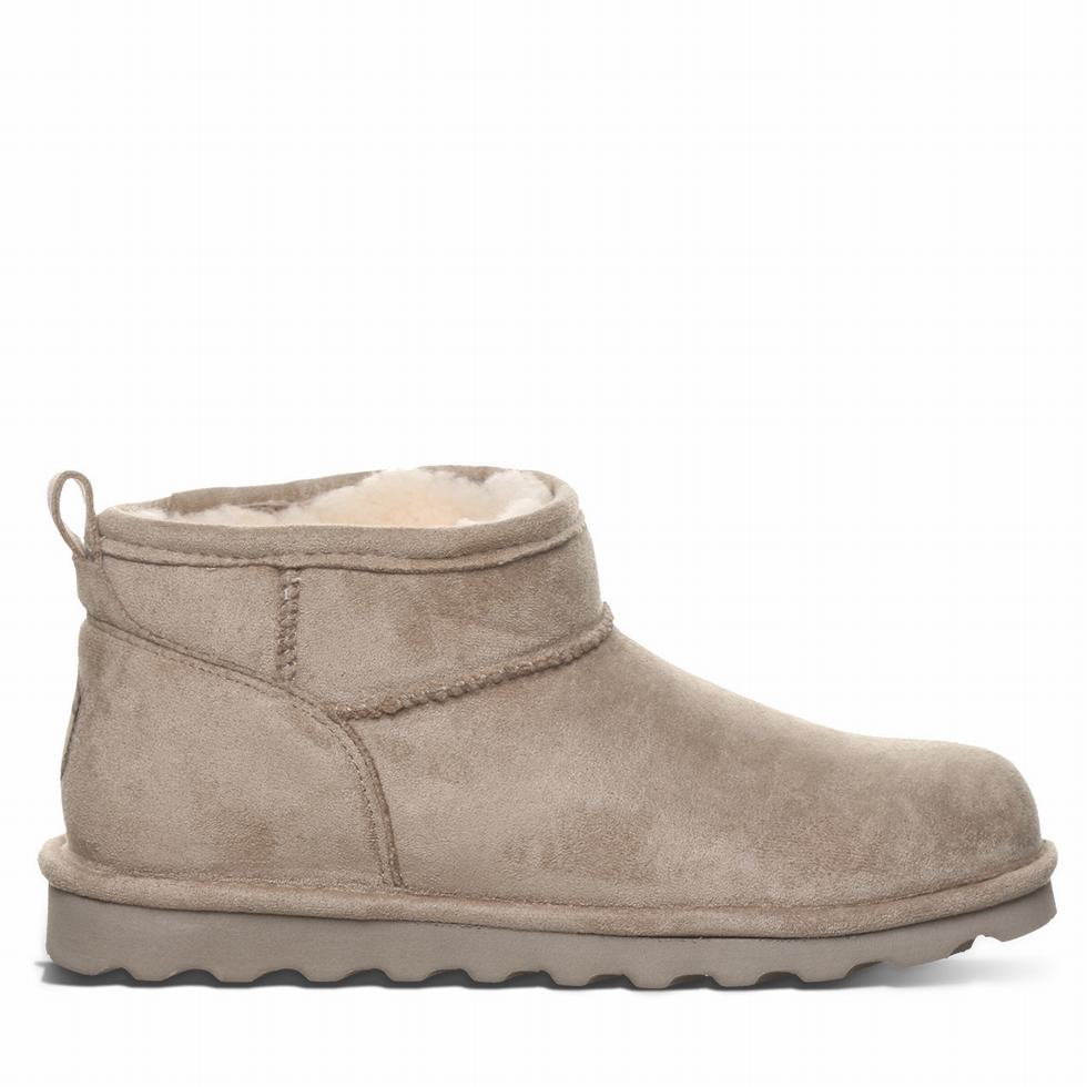 Kozaki Damskie Bearpaw Shorty Vegan Szare | GQH626NG