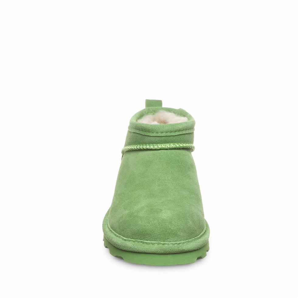 Śniegowce Damskie Bearpaw Super Shorty Zielone | JJH861BI